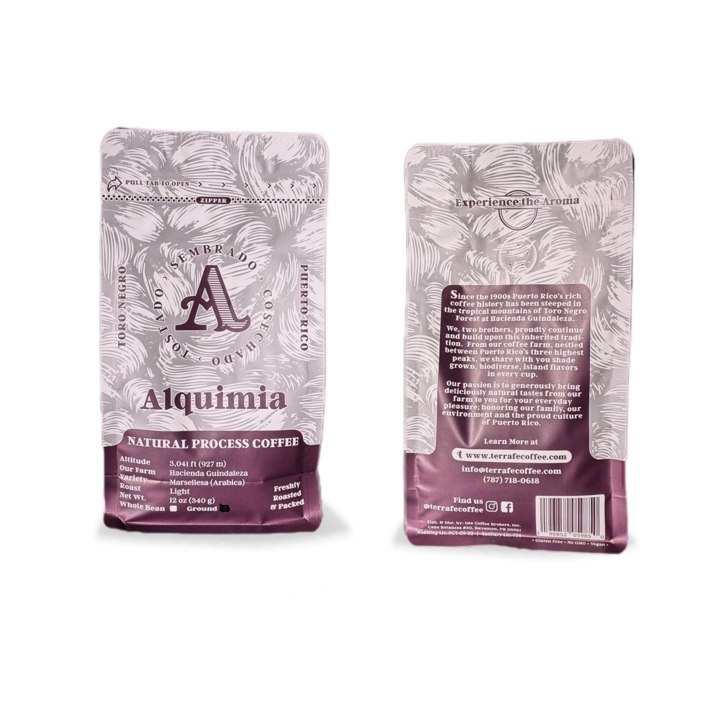 Ground Alquimia Natural Process Coffee
