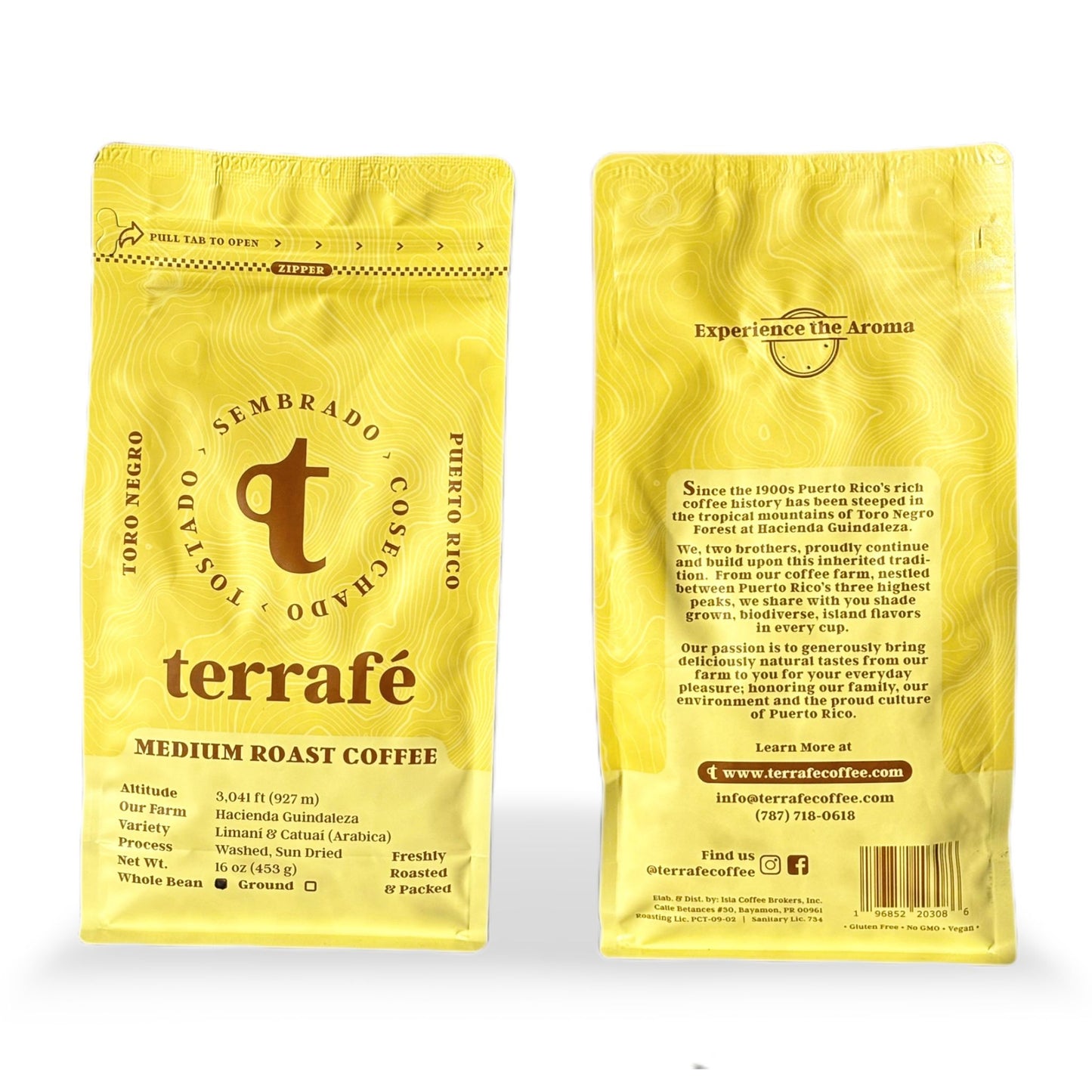 Ground Terrafé Medium Roast Coffee