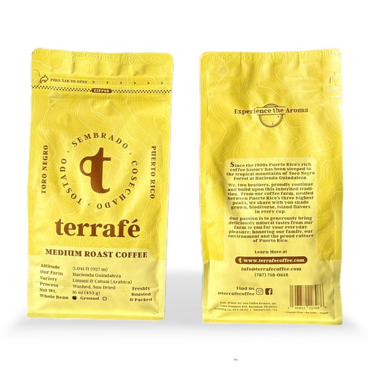 Ground Terrafé Medium Roast Coffee